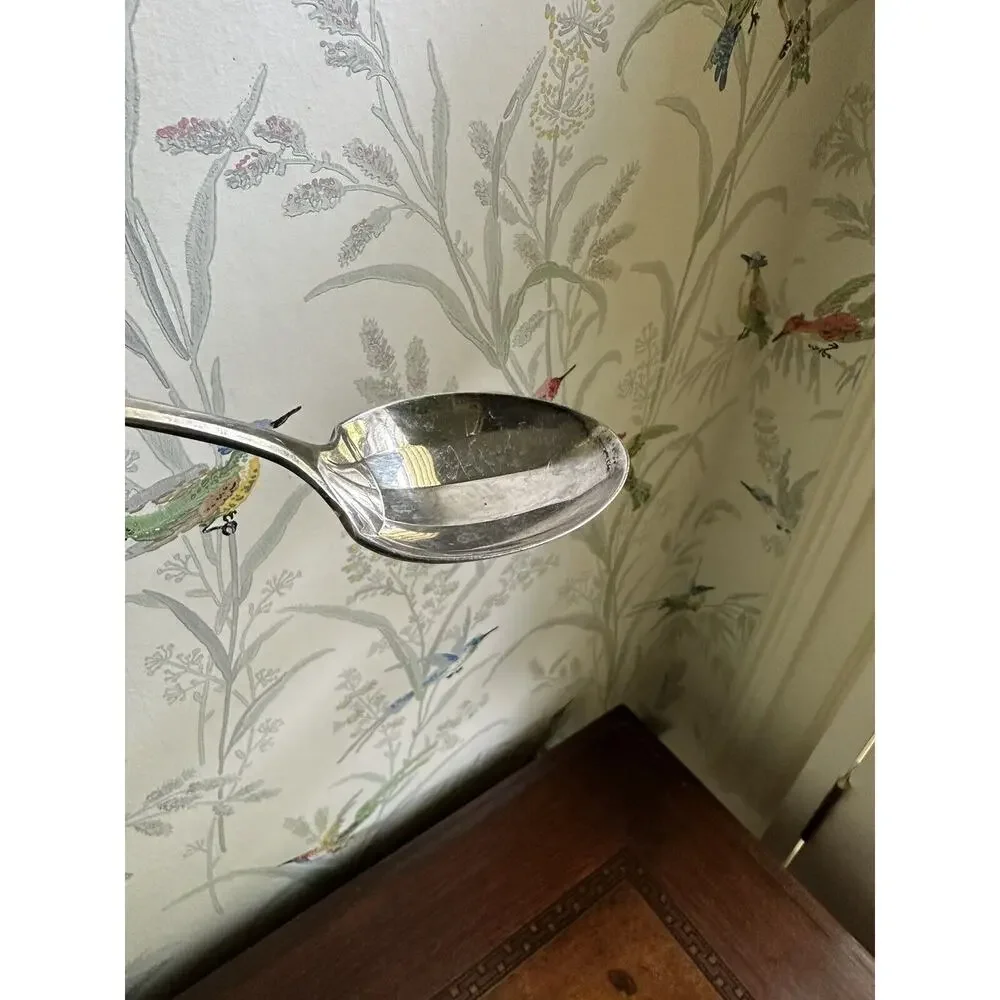 Antique 1914 Patrician Sugar Spoon Silver-plated, by Community Plate, Monogram